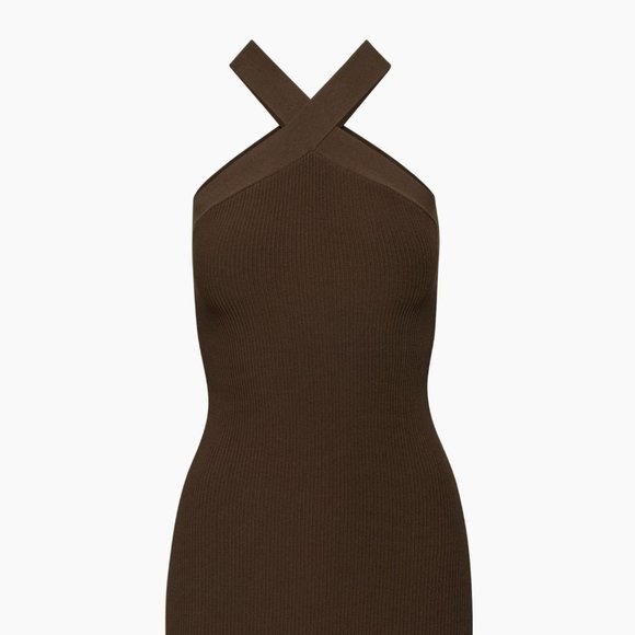 Babaton Sculpt Knit Criss Cross Dress NWT small - Picture 3 of 8